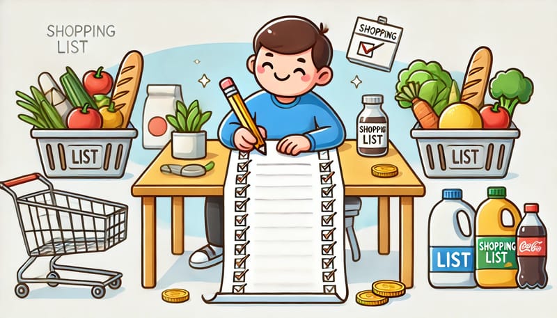 Como Organizar sua Lista de Compras Efetivamente