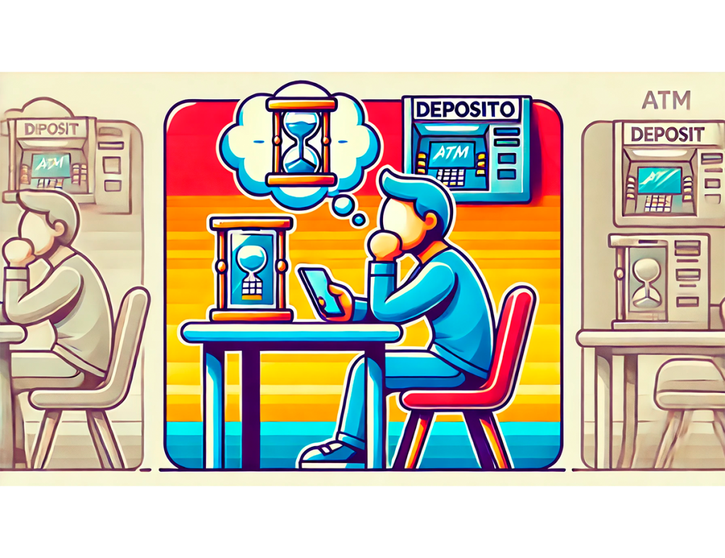 Quanto tempo demora para cair um depósito?
