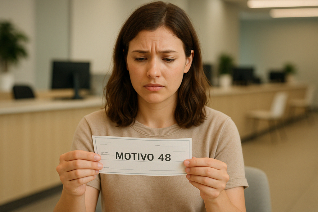 Cheque devolvido motivo 48: entenda o porquê e saiba o que fazer!