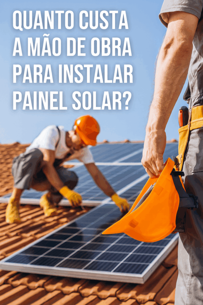 Quanto custa a mão de obra para instalar painel solar?