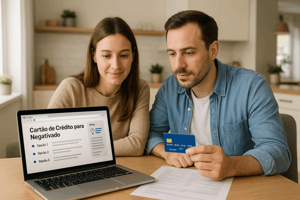 Cartão de crédito para negativado com limite: descubra opções